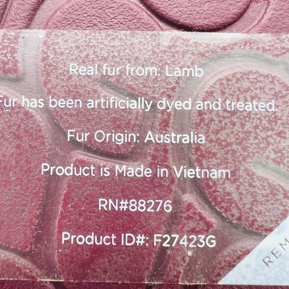 UGG WOMEN’S BURGUNDY SLIPPERS WITH SEQUENCE SIZE 6 NWT - Picture 11 of 12